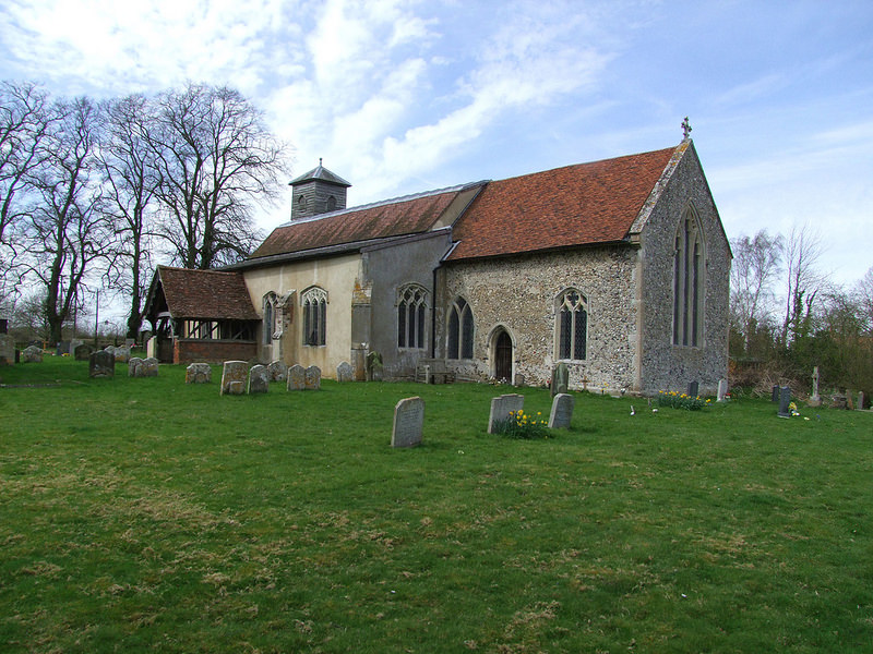 Lindsey, Suffolk, England churches