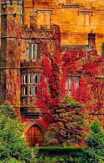 Medieval Hornby Castle, Lune Valley, Lancashire, England